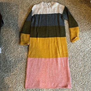 Madewell sweater dress, size small